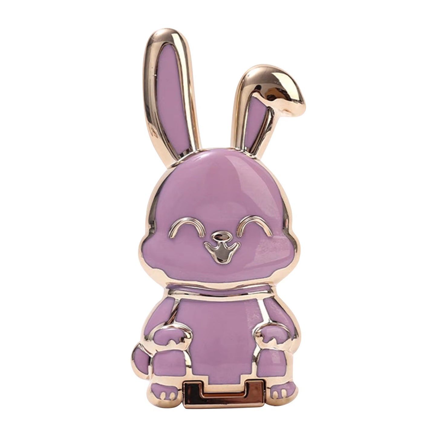 Foldable Bunny Phone Stand Portable Holder for All Mobile Phones Cute Desk Accessories Office Home Decor