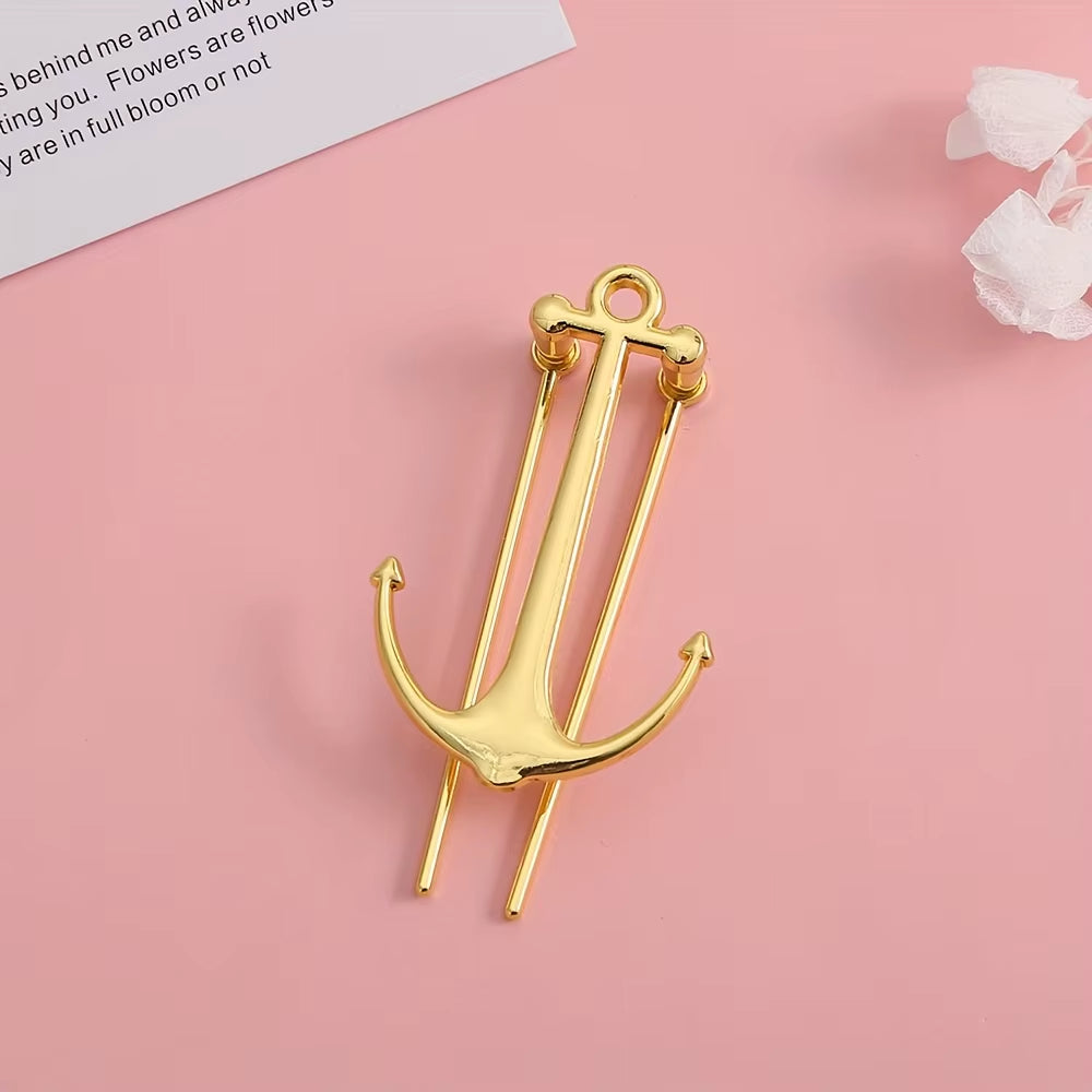 1 Piece Stylish Anchor Metal Bookmark - Durable Reader Page Holder, Perfect Gift or Office Accessory, School Office Supplies
