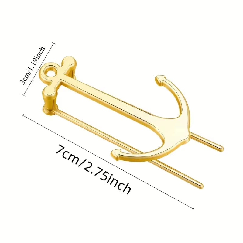 1 Piece Stylish Anchor Metal Bookmark - Durable Reader Page Holder, Perfect Gift or Office Accessory, School Office Supplies
