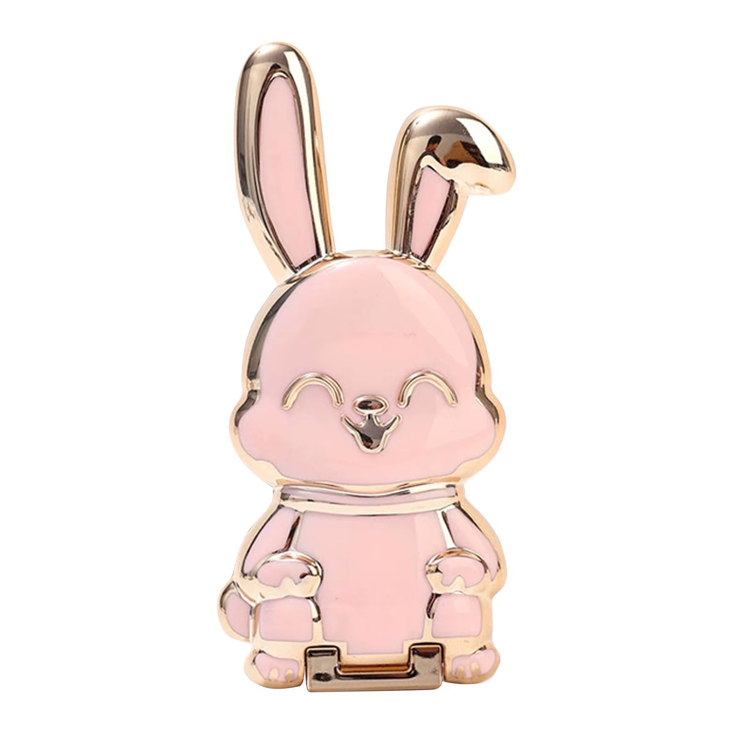 Foldable Bunny Phone Stand Portable Holder for All Mobile Phones Cute Desk Accessories Office Home Decor