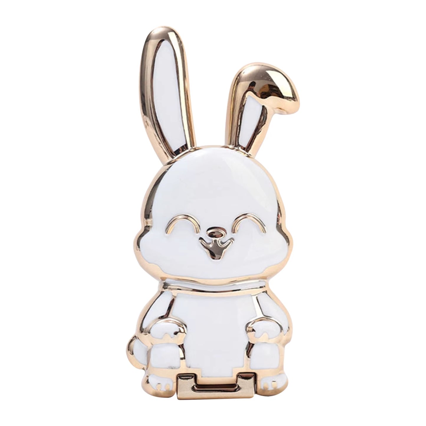 Foldable Bunny Phone Stand Portable Holder for All Mobile Phones Cute Desk Accessories Office Home Decor