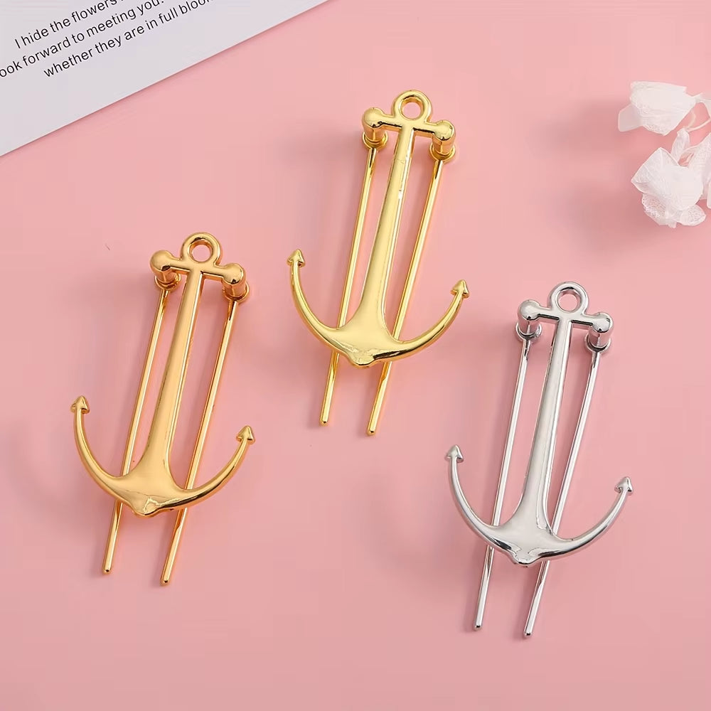 1 Piece Stylish Anchor Metal Bookmark - Durable Reader Page Holder, Perfect Gift or Office Accessory, School Office Supplies