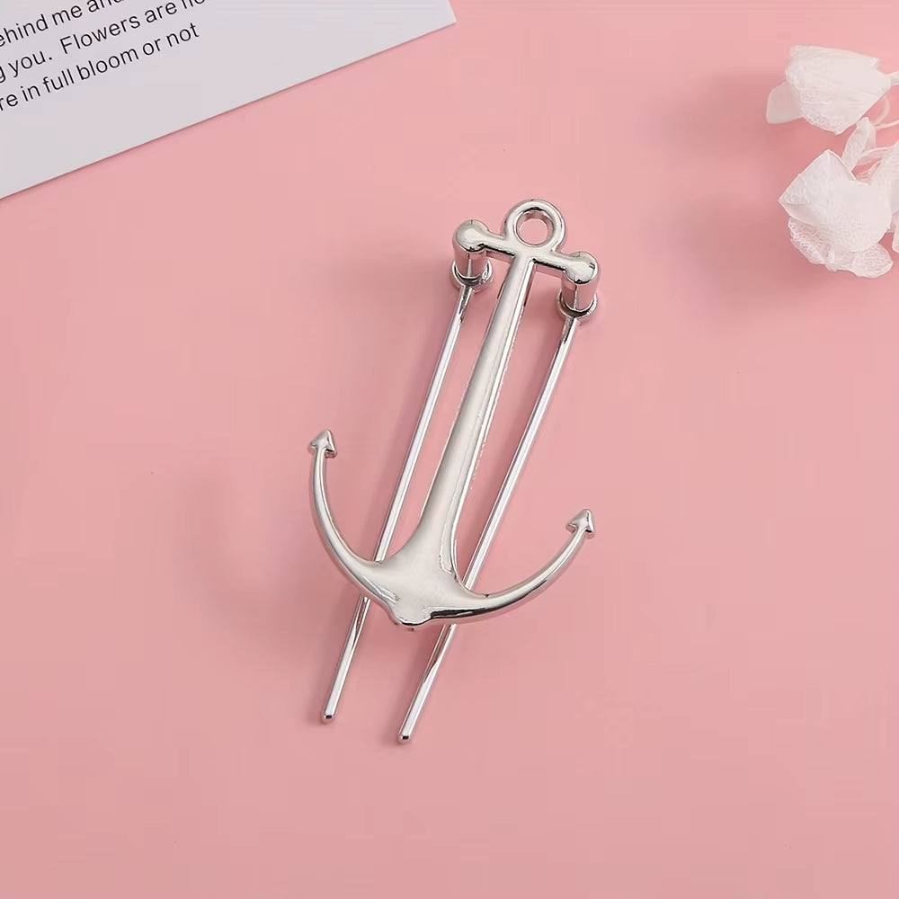1 Piece Stylish Anchor Metal Bookmark - Durable Reader Page Holder, Perfect Gift or Office Accessory, School Office Supplies