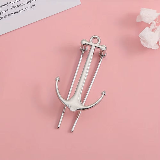 1 Piece Stylish Anchor Metal Bookmark - Durable Reader Page Holder, Perfect Gift or Office Accessory, School Office Supplies