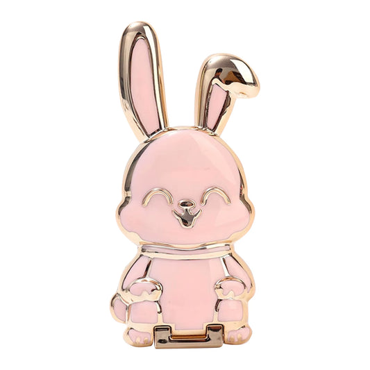 ‌Foldable Bunny Phone Stand  Portable Holder for All Mobile Phones Cute Desk Accessories Office Home Decor